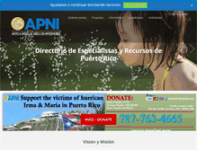 Tablet Screenshot of apnipr.org